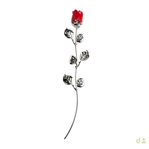 Bibelot Dhome - Rosa vermelho 2