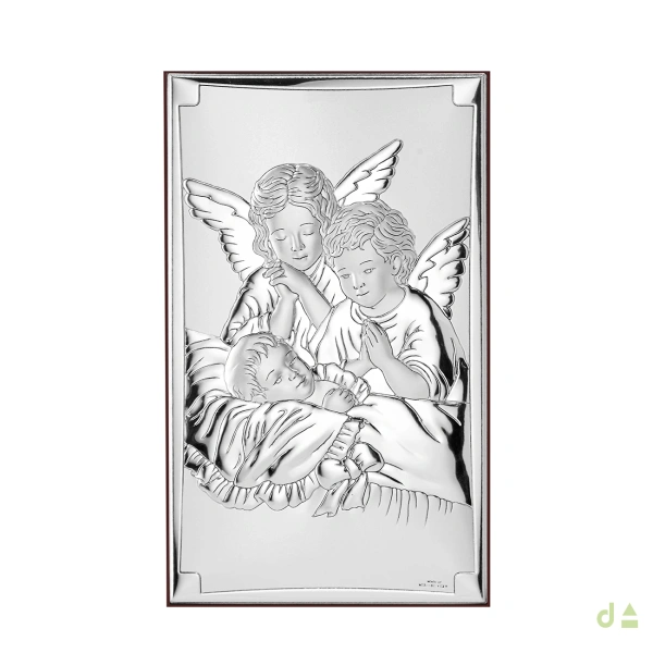 CUADRO ANGELES 6.5X11 CM 2