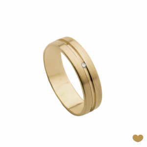 Aliança Passion Gold 9k - 5.1 mm 1