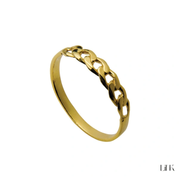 Ring Link Blogger Style Golden - Chain 1