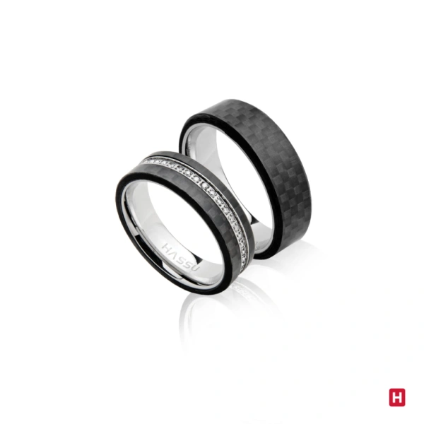 Wedding Ring Hassu Carbon Lovers I 2