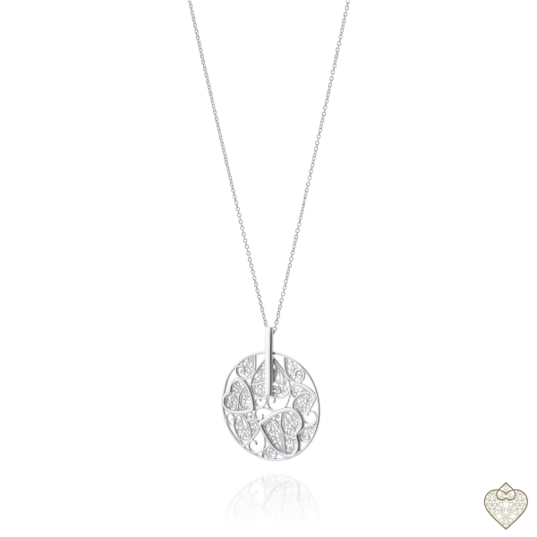 COLLAR EN PLATA/FILIGRANA - AMOR 2