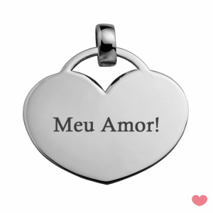 CORAZON EN PLATA 3CM PERSONALIZABLE 1