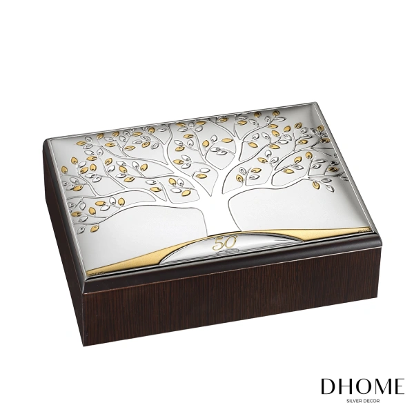 CAJA JOYERO ARBOL DE LA VIDA 15X20 - 50 ANIVERSARIO 2