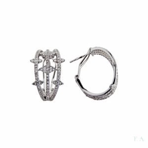 PENDIENTES EN PLATA C/ CIRCONIAS 1