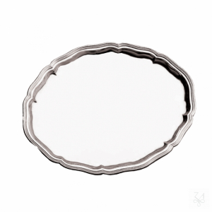 Oval Tray - Model Settecento - 36x28cm - Without Handles 1