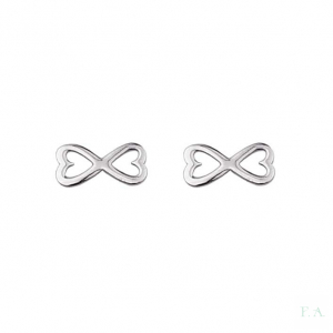 PENDIENTES INFANTILES EN PLATA - MOD. INFINITO 1