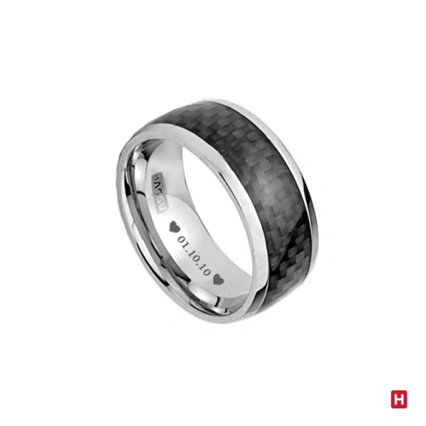 Wedding Ring Hassu Carbon Lovers V 2