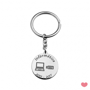 LLAVERO EN PLATA -PERSONALIZABLE PROFESIONES 2