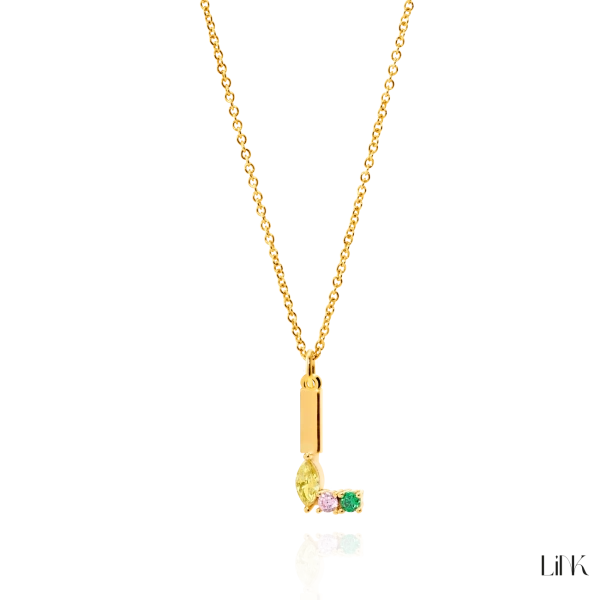 Necklace LINK - Letter L 3