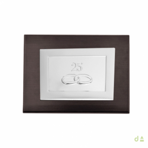 PLACA CON APLICACIÓN 25º ANIVERSARIO-24X17/17X12 1