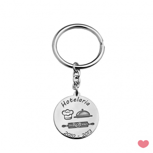 LLAVERO EN PLATA -PERSONALIZABLE PROFESIONES 5