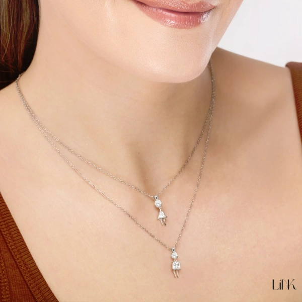 COLLAR LINK - NIÑO PIEDRA BLANCA 3