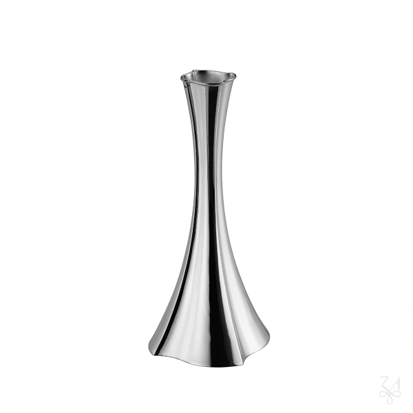 STERLING SILVER RELIGIOUS PLAIN VASE VENEZIA H.30 CM 2
