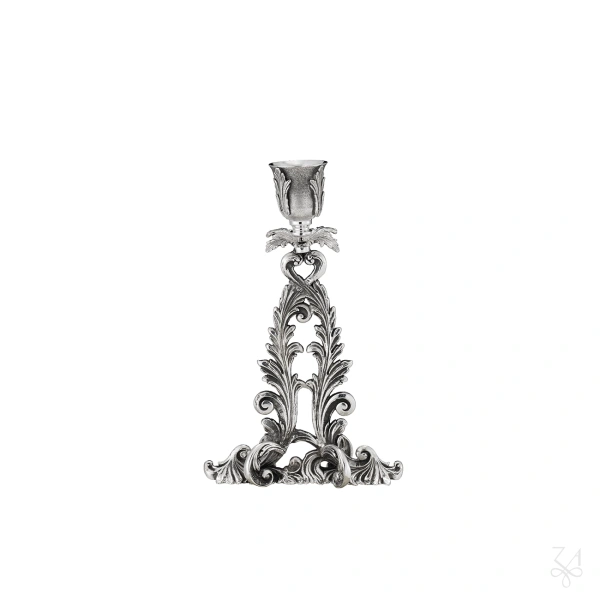 Candlestick Acanthus Leaf - H.-19,5cm 2