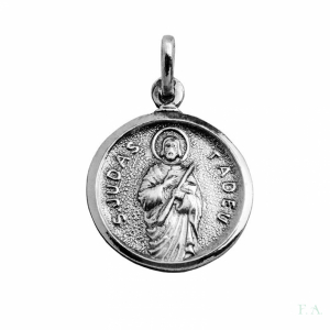 MEDALLA EN PLATA S.JUDAS TADEU - D.2CM 1