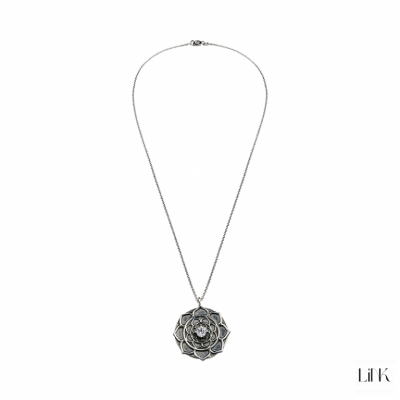 COLLAR LINK WORLD ENERGY STYLE FLOR DE LOTUS - RODIO 2