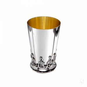 Piatto per Tazza Kiddush con 8 Onde 3