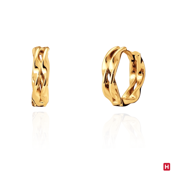 Hoops Earrings Hassu Golden 1