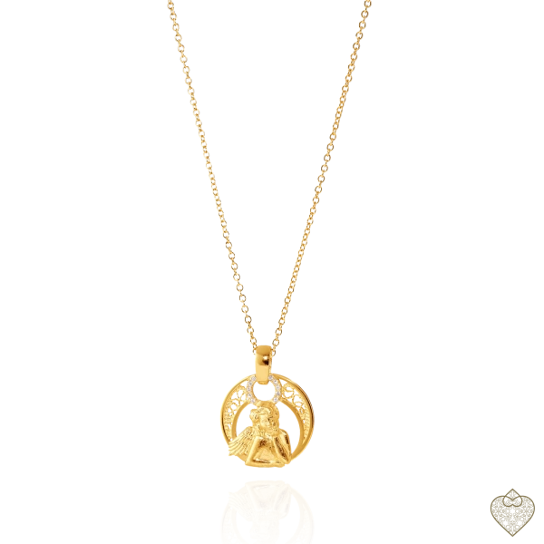 Necklace Saudade Angel Medal 2