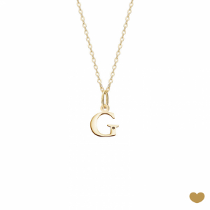 Colar Passion Gold 19.2k - Letra G 1