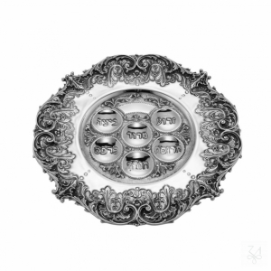 Seder Plate - Mod.- Acanthus Leaf 1