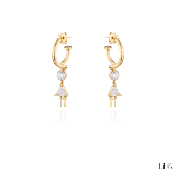 Earrings Link Golden - Girls 2