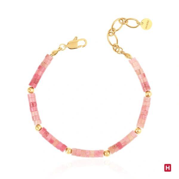Pulseira Hassu Golden - Pink 1
