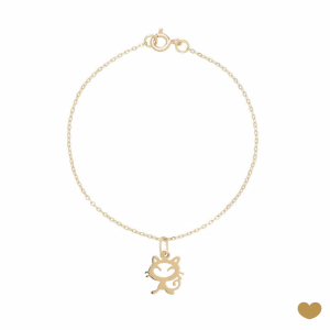 Pulseira Passion Gold 19k - Gato 1