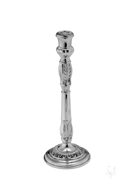 STERLING SILVER CANDLESTICK IM  H CM 32.5 1