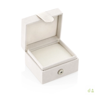 CAJA EN PIEL 8X5X9 C/ APLIC.CUADRADA 50 ANIVERSARIO 2
