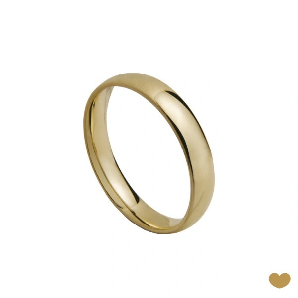 Aliança Passion Gold 19.2k - 3.5 mm 1