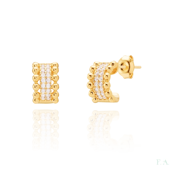 Earrings FA with Zirconias 2
