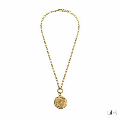 Necklace Link Misty Style Golden - Sun and Moon 3