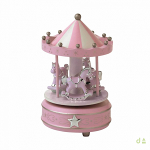CARRUSEL ROSA CABALLOS - ESTRELLA 1