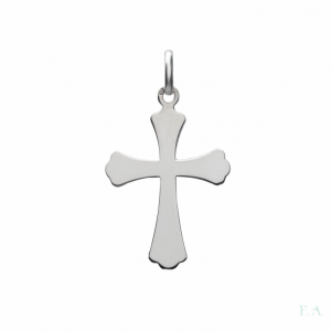 CRUZ EN PLATA 3CM 1