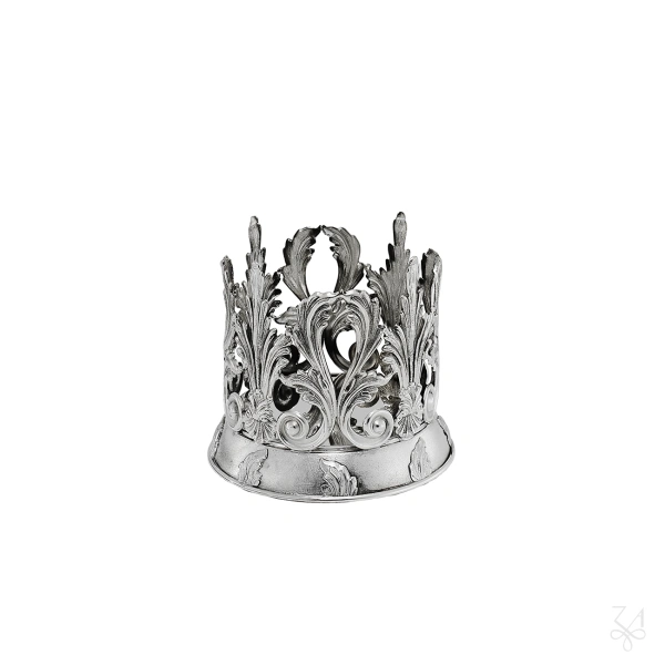 STERLING SILVER BOTTLE COASTER ACANTHUS COASTER XL SIZE 2