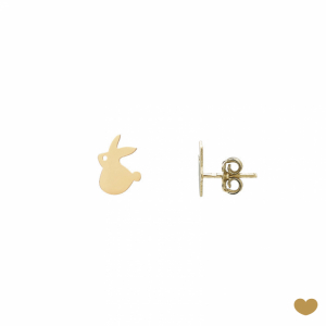 Brincos Passion Gold 19k - Coelho 1