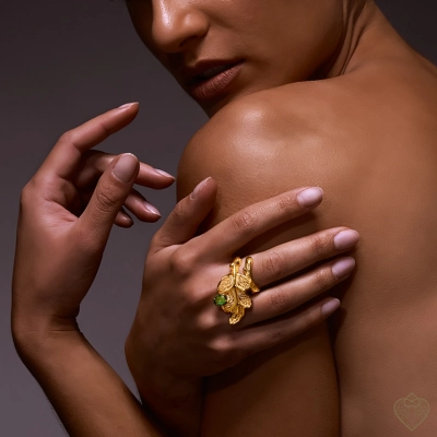 ANILLO FILIGRANA CON PIEDRA 3