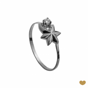 Anel Passion Gold 9k - Estrela 1