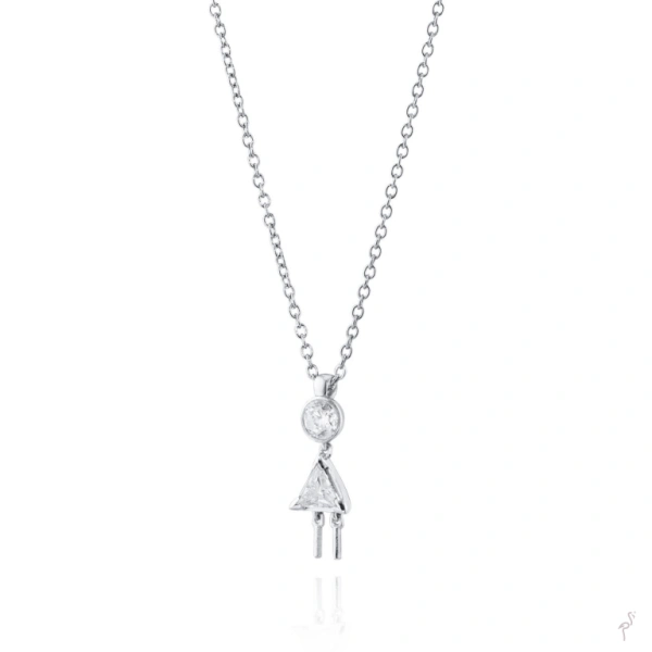 Colar Link - Menina - Branco 4