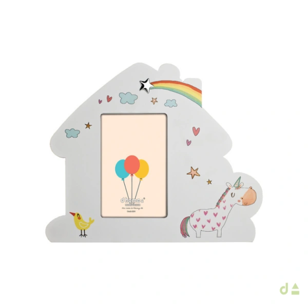 Moldura Dhome Casinha Unicórnio 1