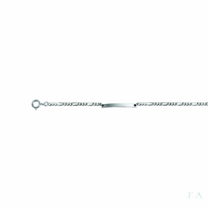 PULSERA COM CHAPA EN PLATA 1
