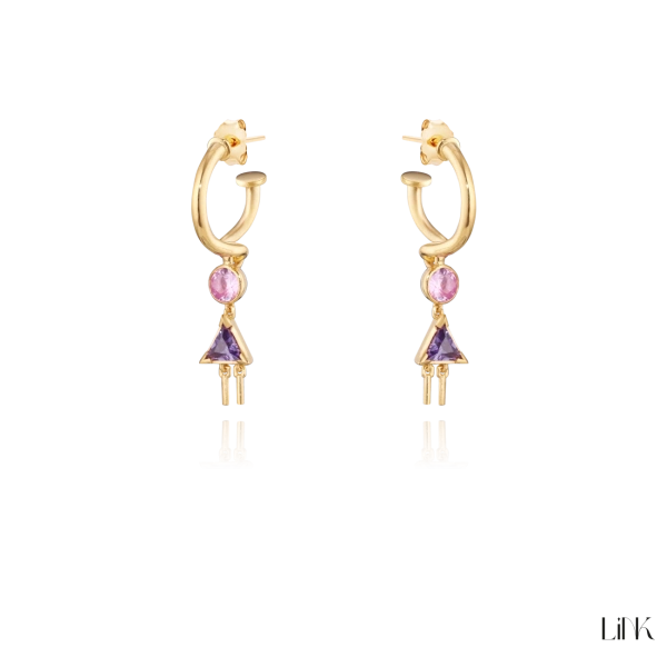 Earrings Link Golden - Girls 2