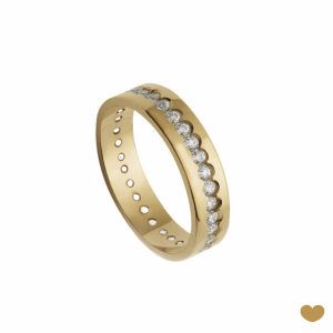 Aliança Passion Gold 9k - 5.3 mm 1
