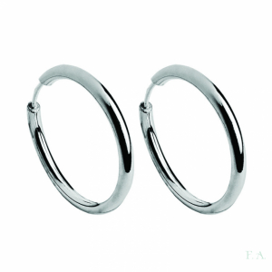 Hoops Earrings FA Round Wire 4mm - D.-6cm 1