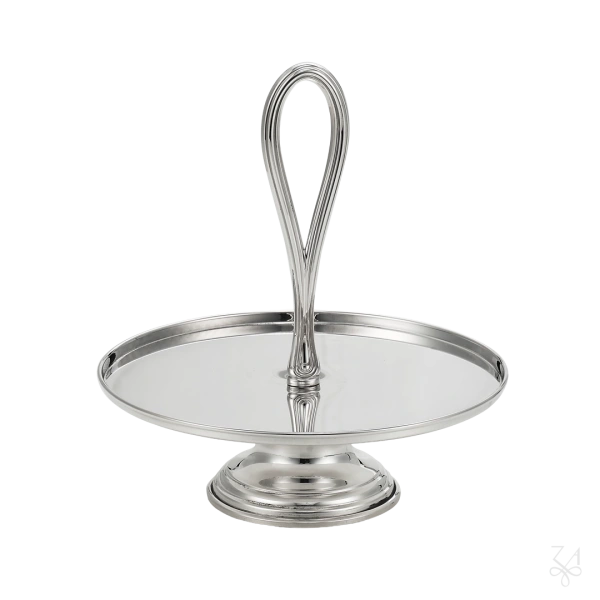 SILVER PLATED CAKE-STAND DIA.19 2