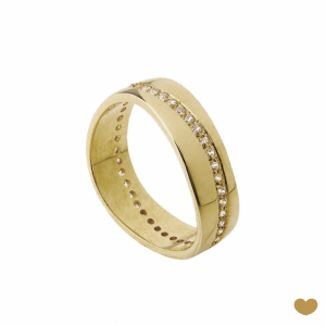 Aliança Passion Gold 19.2k - 6 mm 1