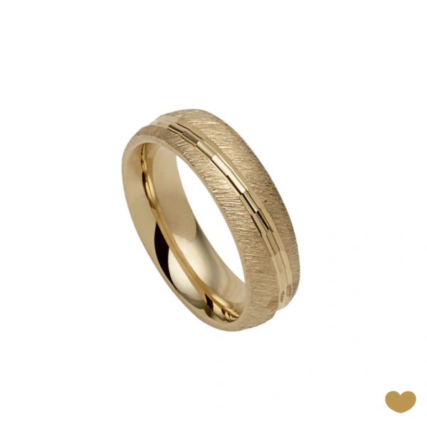 Aliança Passion Gold 9k - 6 mm 1