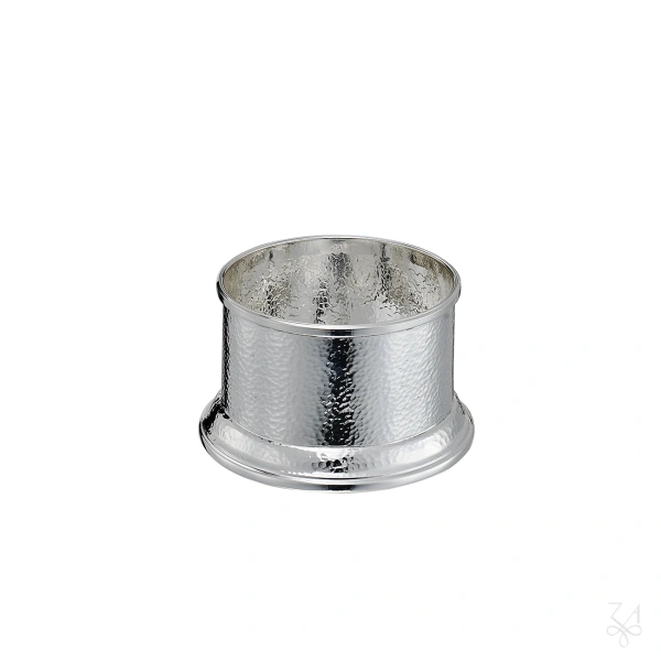 STERLING SILVER HAMMERED COASTER BOTTLE CM 10 2